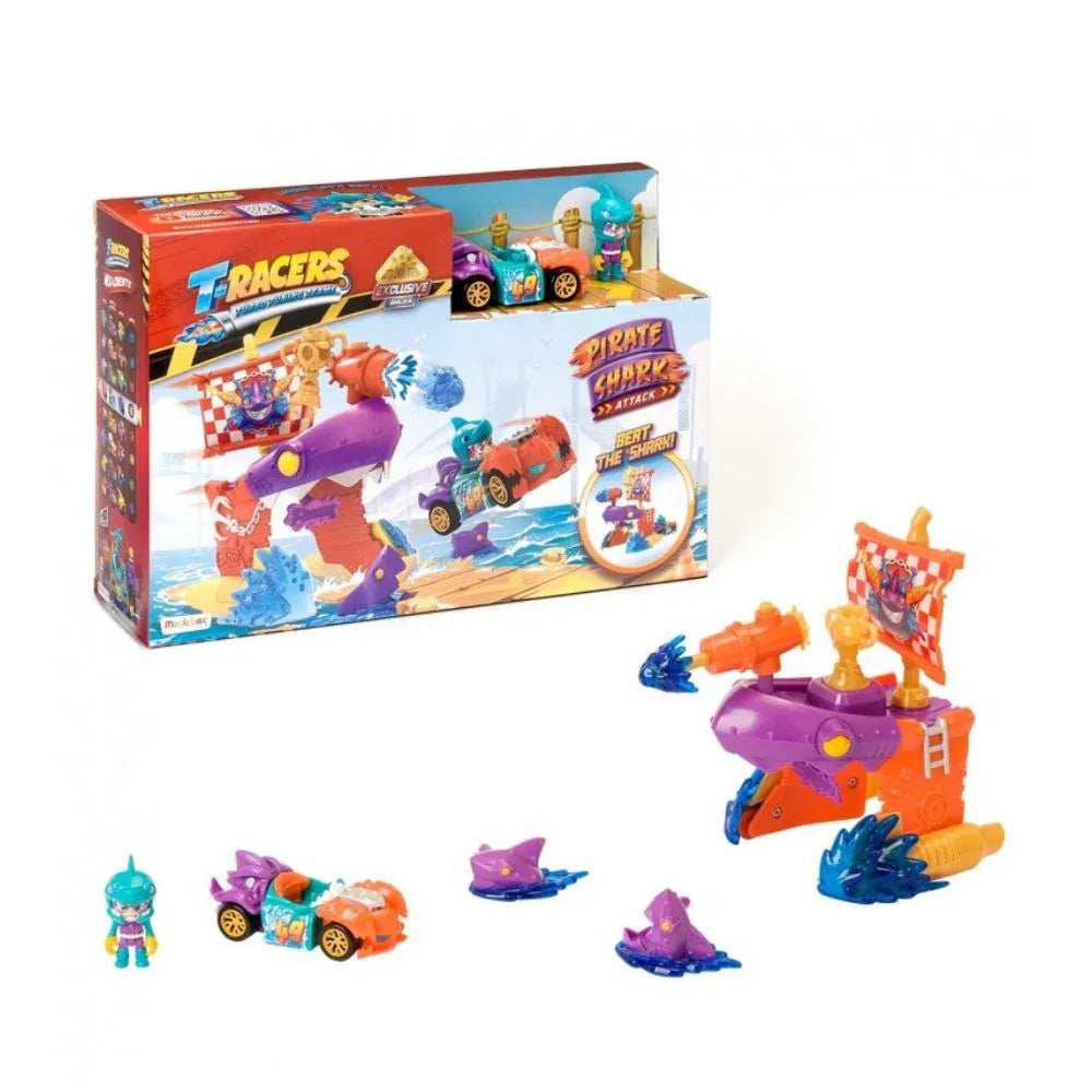 T Racers S Playset 1x4 Pirate Shark. for kids in Kuwait